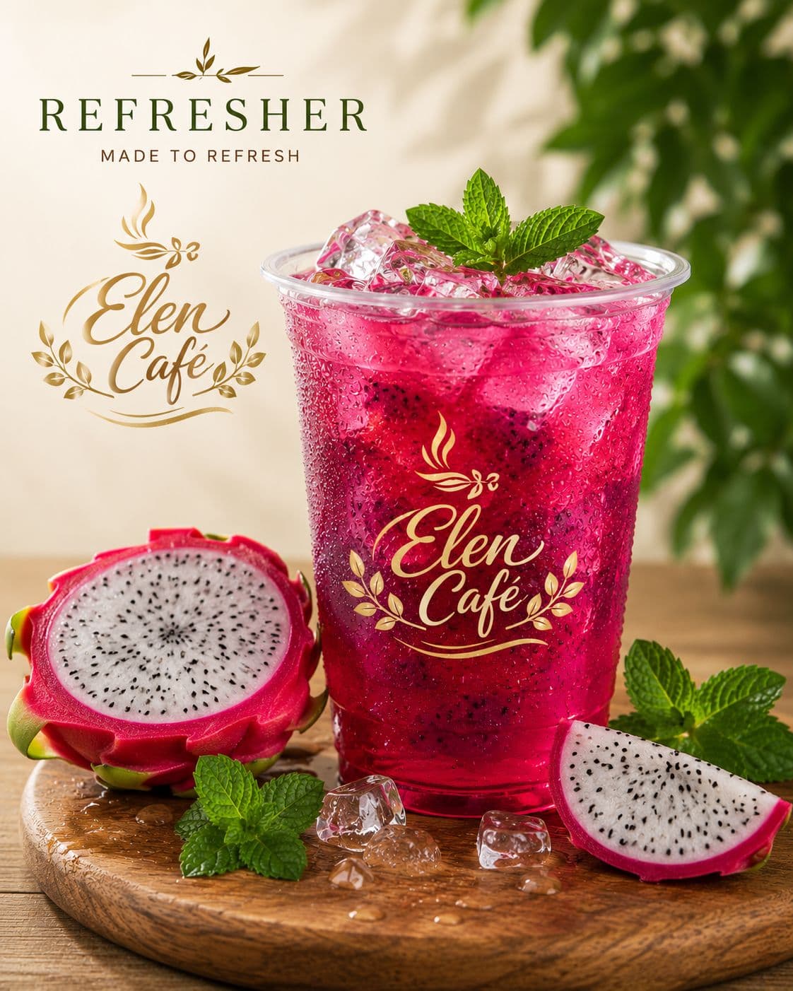 Dragon fruit refresher