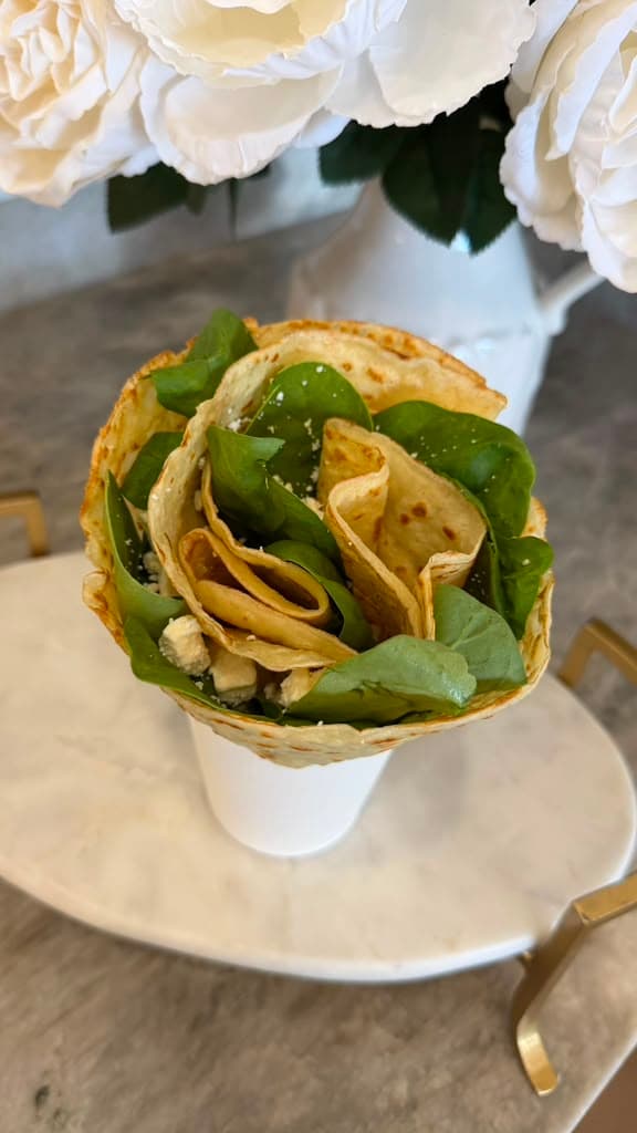 Spinach & Feta Crepe